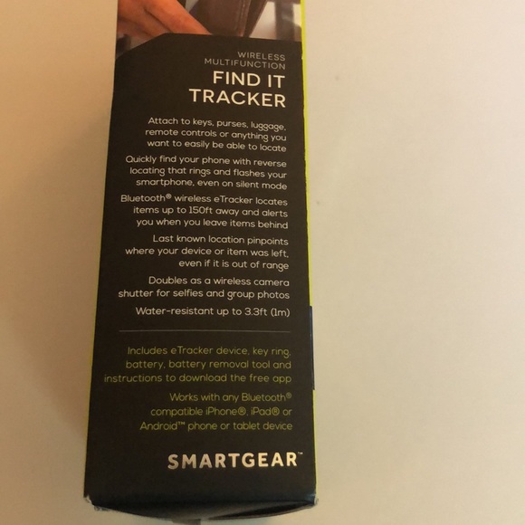 NWT Smart Gear Multifunctional Find It Tracker - Picture 2 of 3
